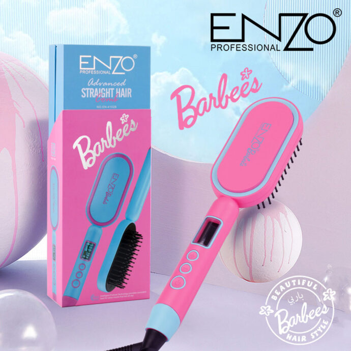 ⁦Brosse Lissante Enzo Barbees Edition – Lissage Parfait⁩ - الصورة ⁦5⁩