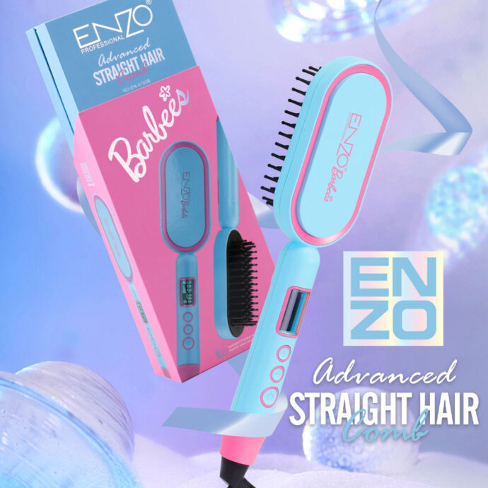 ⁦Brosse Lissante Enzo Barbees Edition – Lissage Parfait⁩ - الصورة ⁦4⁩