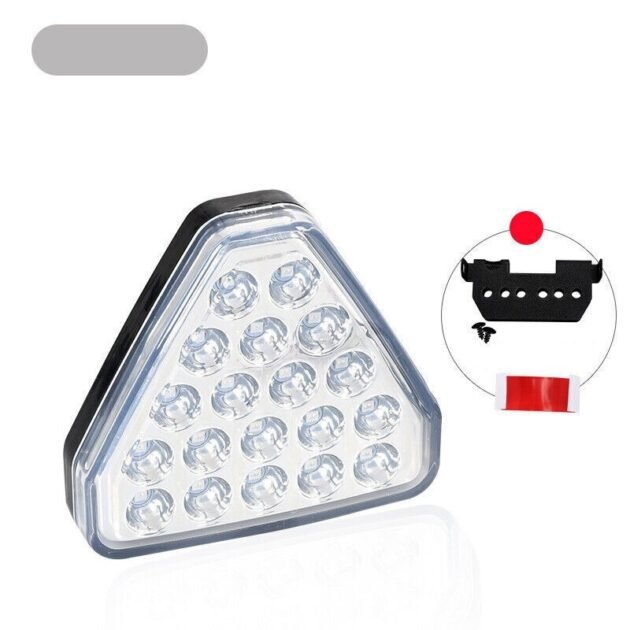 Feu Stop Arrière LED - Design Triangulaire, Étanche IP67