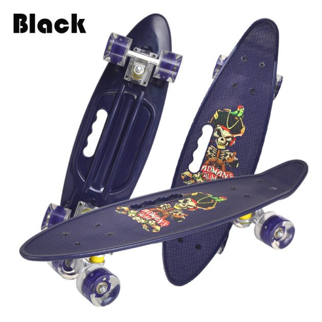 Skateboard 23 Pouces avec Roues Lumineuses