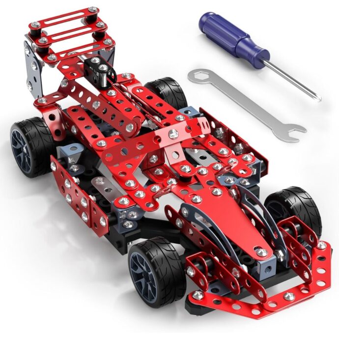 ⁦Kit de Construction Voiture de Course Métallique⁩ - الصورة ⁦2⁩