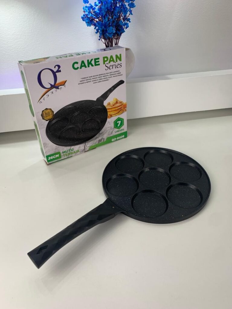 Poêle à Pancakes 7 Moules Clockitchen – Petits-déjeuners parfaits, rapides et gourmands