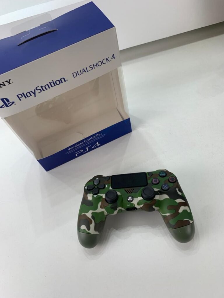Manette PS4 Sans Fil - Précision, Confort et Design LED Vert