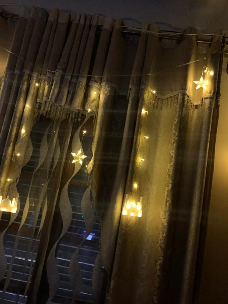 Guirlande Lumineuse Ramadan Mubarak – Lune et Étoiles 3M