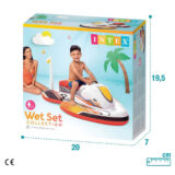 ⁦Scooter Aquatique à Chevaucher 117×77 cm – Scooter Gonflable pour Enfants⁩ - الصورة ⁦3⁩