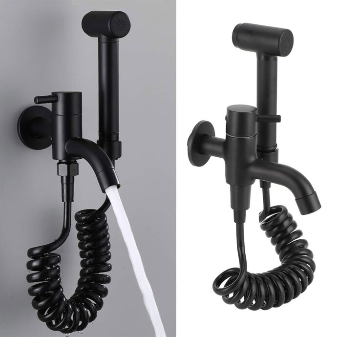 Pulvérisateur de Bidet en Cuivre  Avec Le Kit De Robinet
