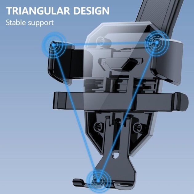 Support de Téléphone Robuste pour Voiture Rotatif à 360°