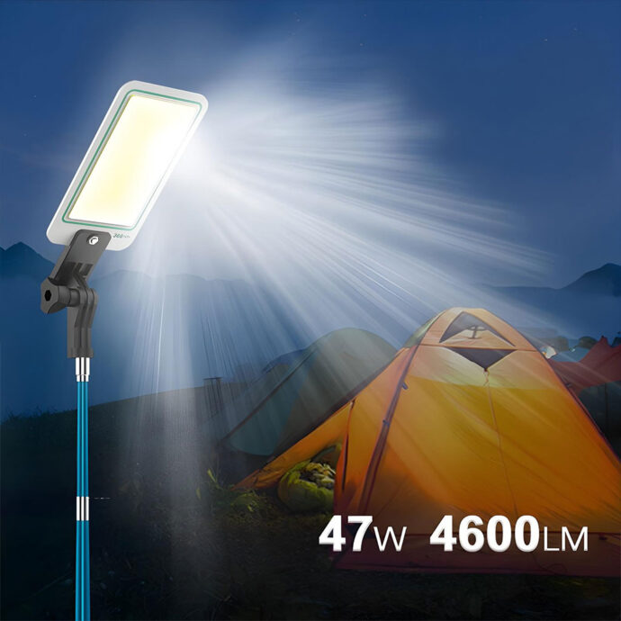 ⁦Lampe de Pêche LED 800W avec Accessoires⁩ - الصورة ⁦4⁩