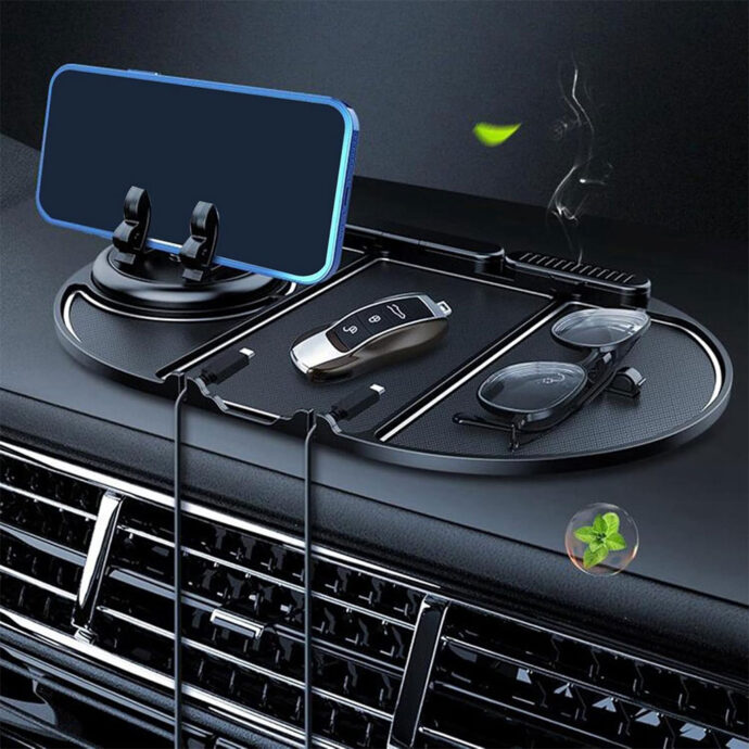 ⁦Tapis Antidérapant Voiture  6en1 Rotation à 360°⁩ - الصورة ⁦3⁩