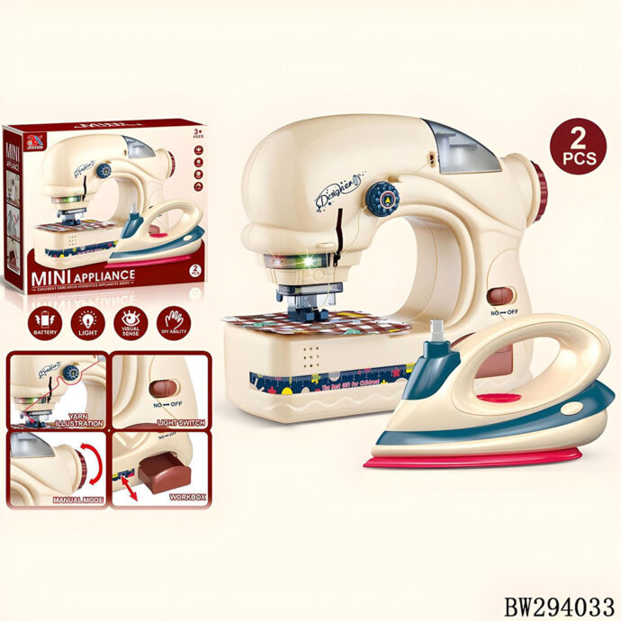 ⁦Jouet Educatif pour Enfants Machine à Coudre et Fer a Repasser⁩ - الصورة ⁦5⁩