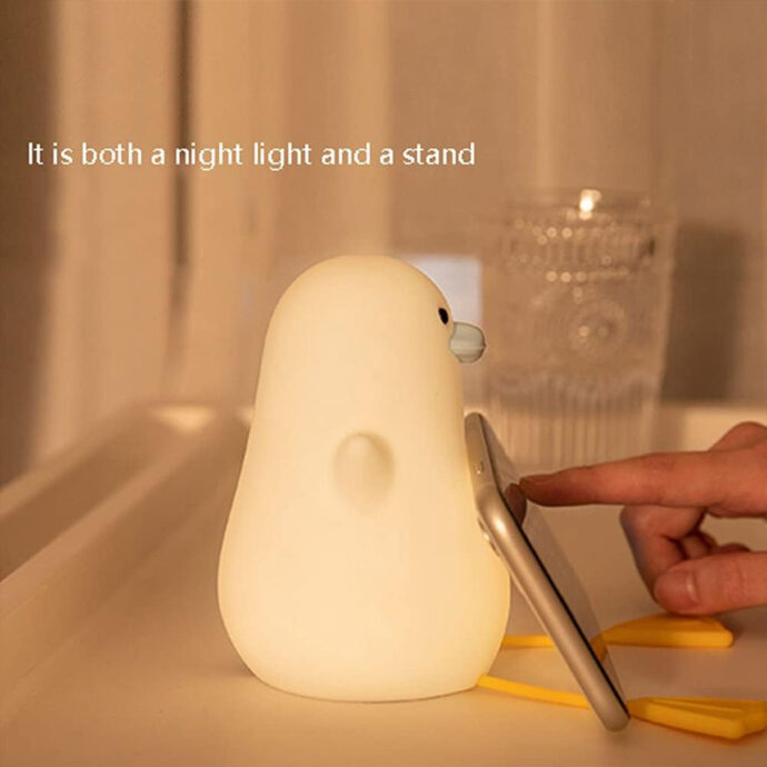 ⁦Mouette Silicone Lampe Veilleuse Rechargeable Pour Bébé ZH117⁩ - الصورة ⁦6⁩