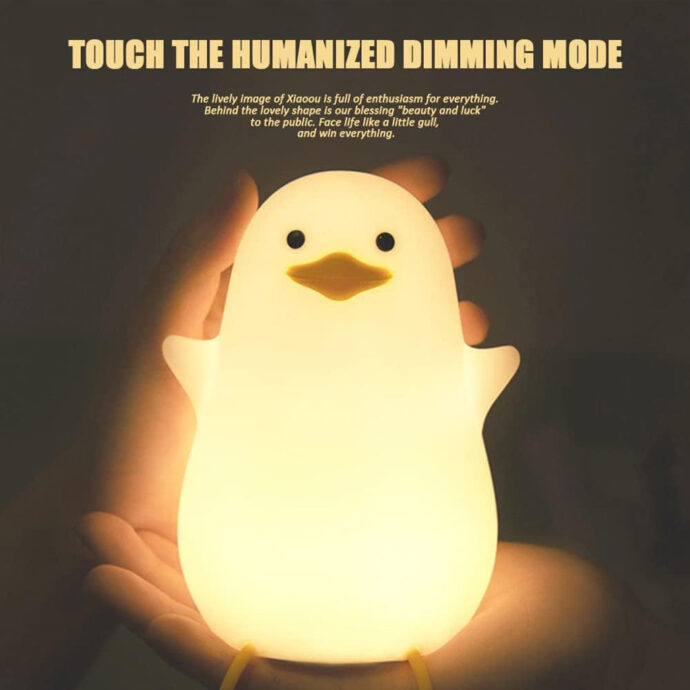 ⁦Mouette Silicone Lampe Veilleuse Rechargeable Pour Bébé ZH117⁩ - الصورة ⁦5⁩