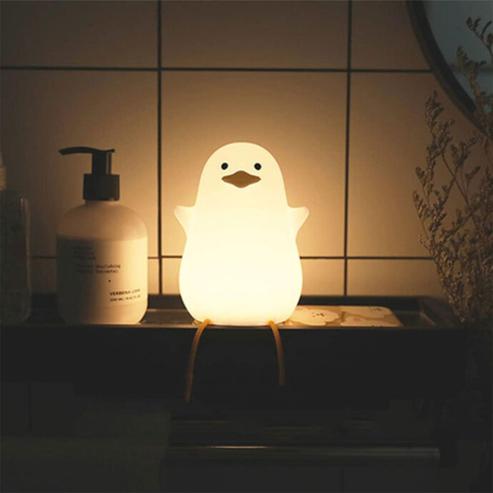 ⁦Mouette Silicone Lampe Veilleuse Rechargeable Pour Bébé ZH117⁩ - الصورة ⁦4⁩