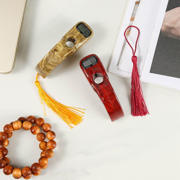 Compteur de Doigt Perle Tasbih Islamique V2 – Tasbeeh Numérique Portable