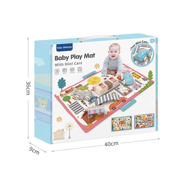 Tapis d'Éveil Jungle avec Voiturettes