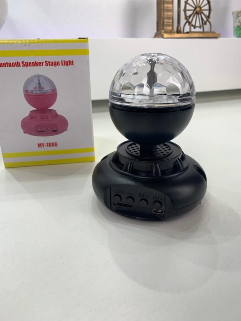 Projecteur LED avec Haut-Parleur Bluetooth - Éclairage Dynamique