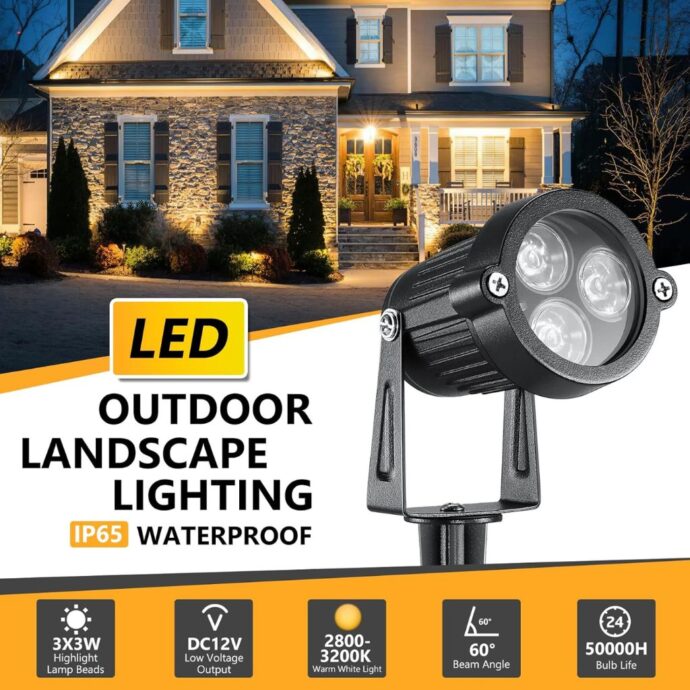 ⁦Projecteurs LED Extérieurs 12V Étanches⁩ - الصورة ⁦3⁩