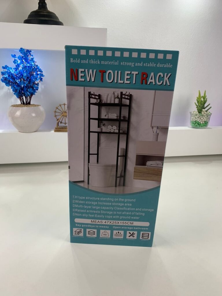 Étagère de Rangement Moderne pour Salle de Bain