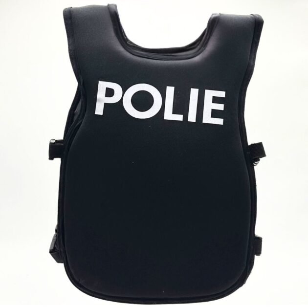 Gilet de Police avec Accessoires pour Enfant Tissu résistant et plastique sécurisé