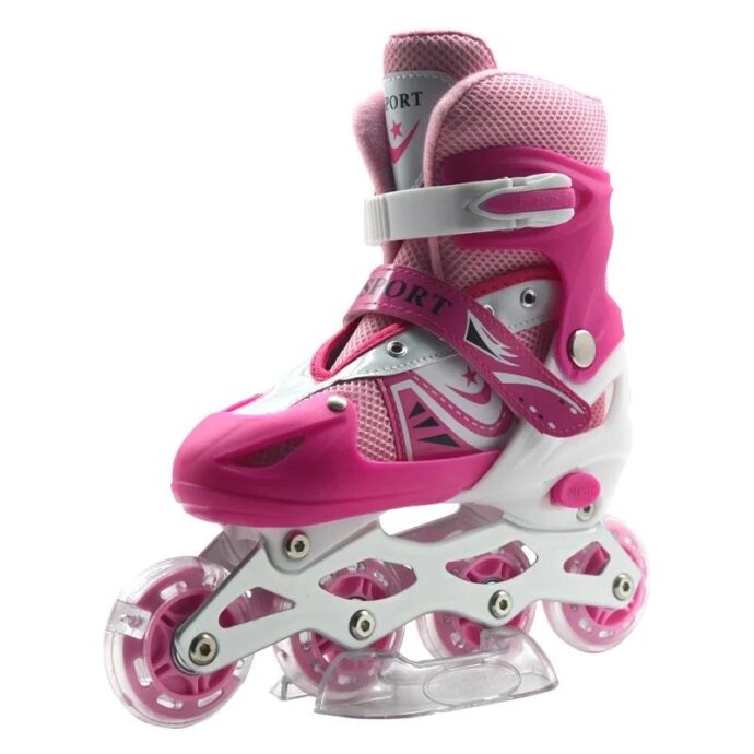 ⁦Patins à Roulettes Réglables avec Roues LED⁩ - الصورة ⁦5⁩