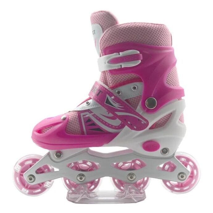 ⁦Patins à Roulettes Réglables avec Roues LED⁩ - الصورة ⁦3⁩