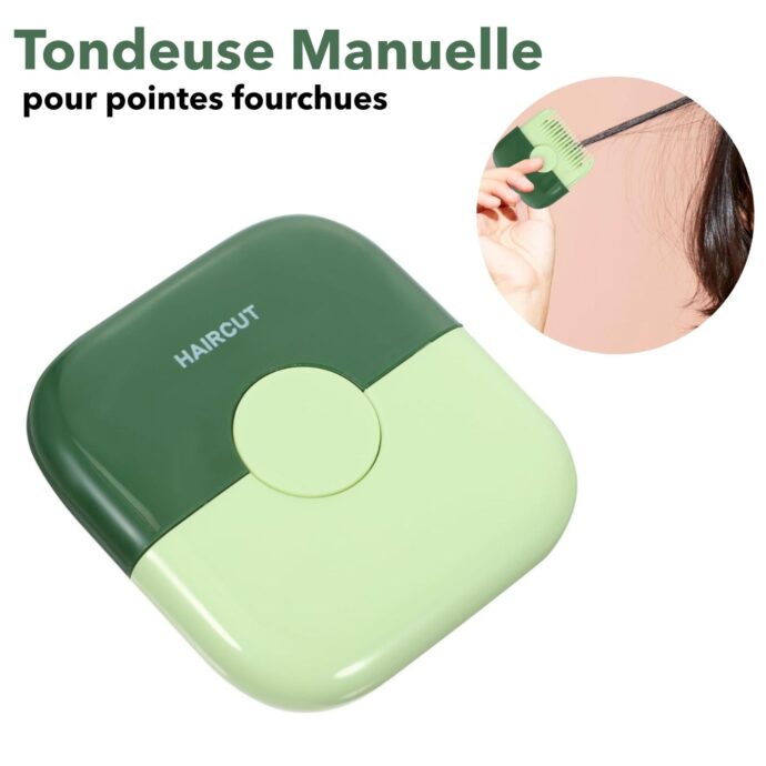 Tondeuse Manuelle pour Pointes Fourchues – Cheveux Sains et Lisses