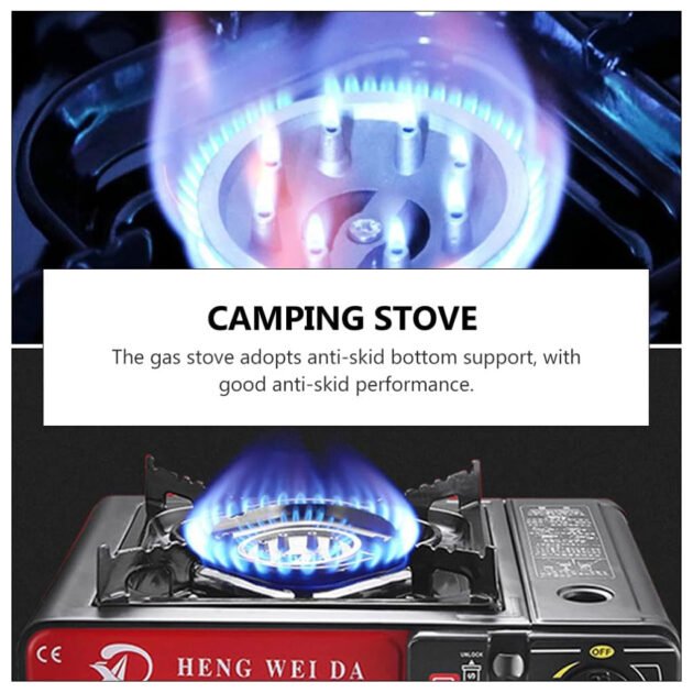 Réchaud à Gaz Portable 2.9KW pour Camping – Cuisson Puissante, Sécurisée & Nomade