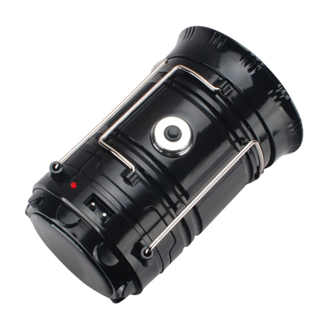 Lampe Solaire de Camping Multifonction 2 en 1