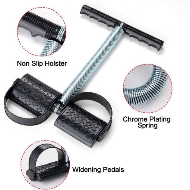 Kit Sportif 3en1 Corde à Sauter , Poignet et Appareil pour Abdos