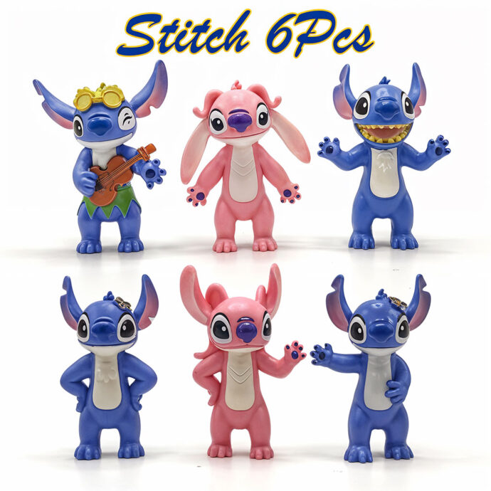 Set 6 Figurine Lilo si Stitch
