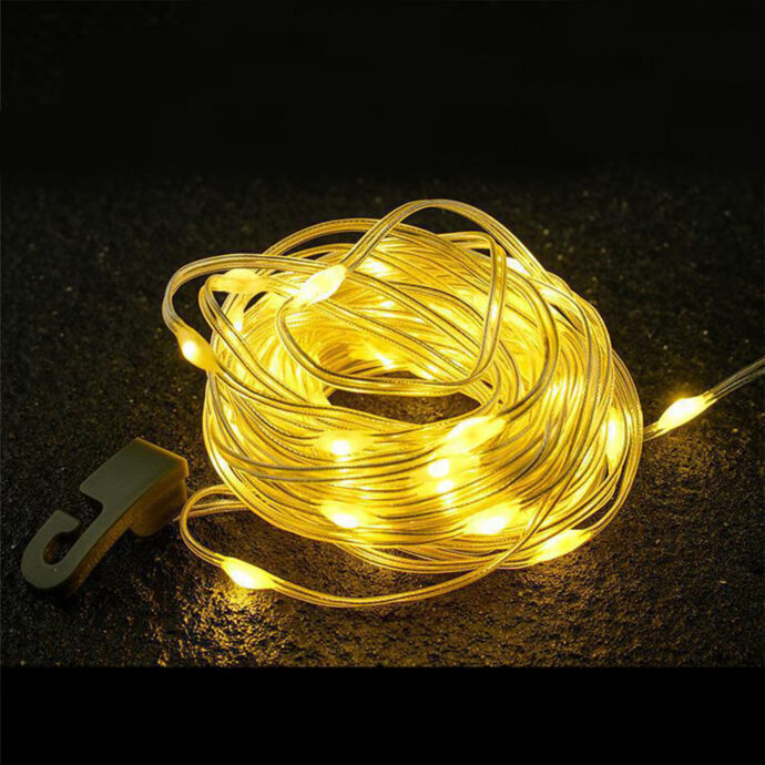 ⁦Guirlande LED 10M RVB + Lampe & Chargeur USB⁩ - الصورة ⁦4⁩