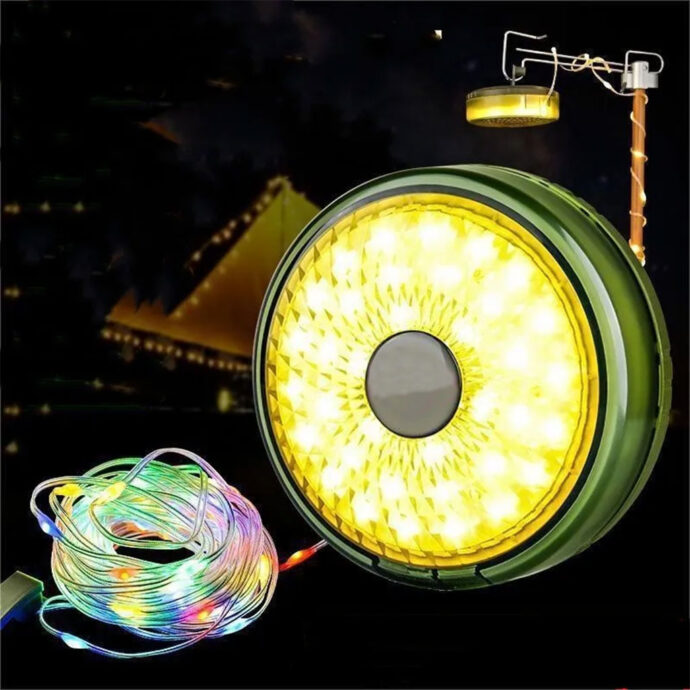 ⁦Guirlande LED 10M RVB + Lampe & Chargeur USB⁩ - الصورة ⁦6⁩
