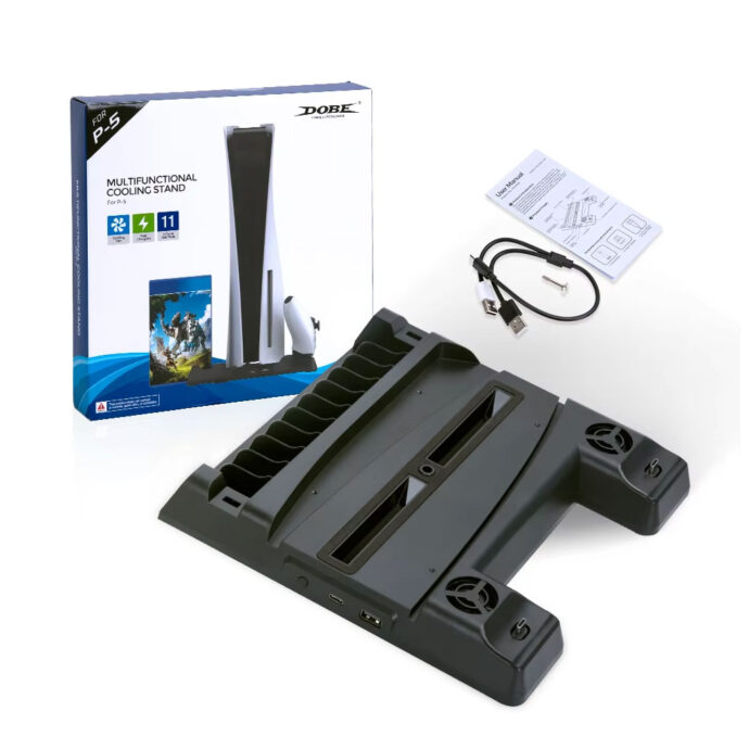 ⁦Support & Station de Charge avec Ventilation pour PS5 / PS5 PRO⁩ - الصورة ⁦6⁩