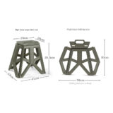 ⁦Tabouret Pliable et Portable idéal pour camping et sorties GM⁩ - الصورة ⁦2⁩
