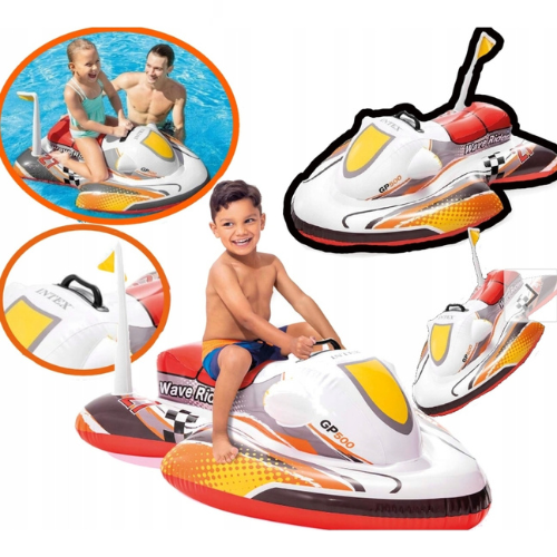 Scooter Aquatique à Chevaucher 117×77 cm – Scooter Gonflable pour Enfants