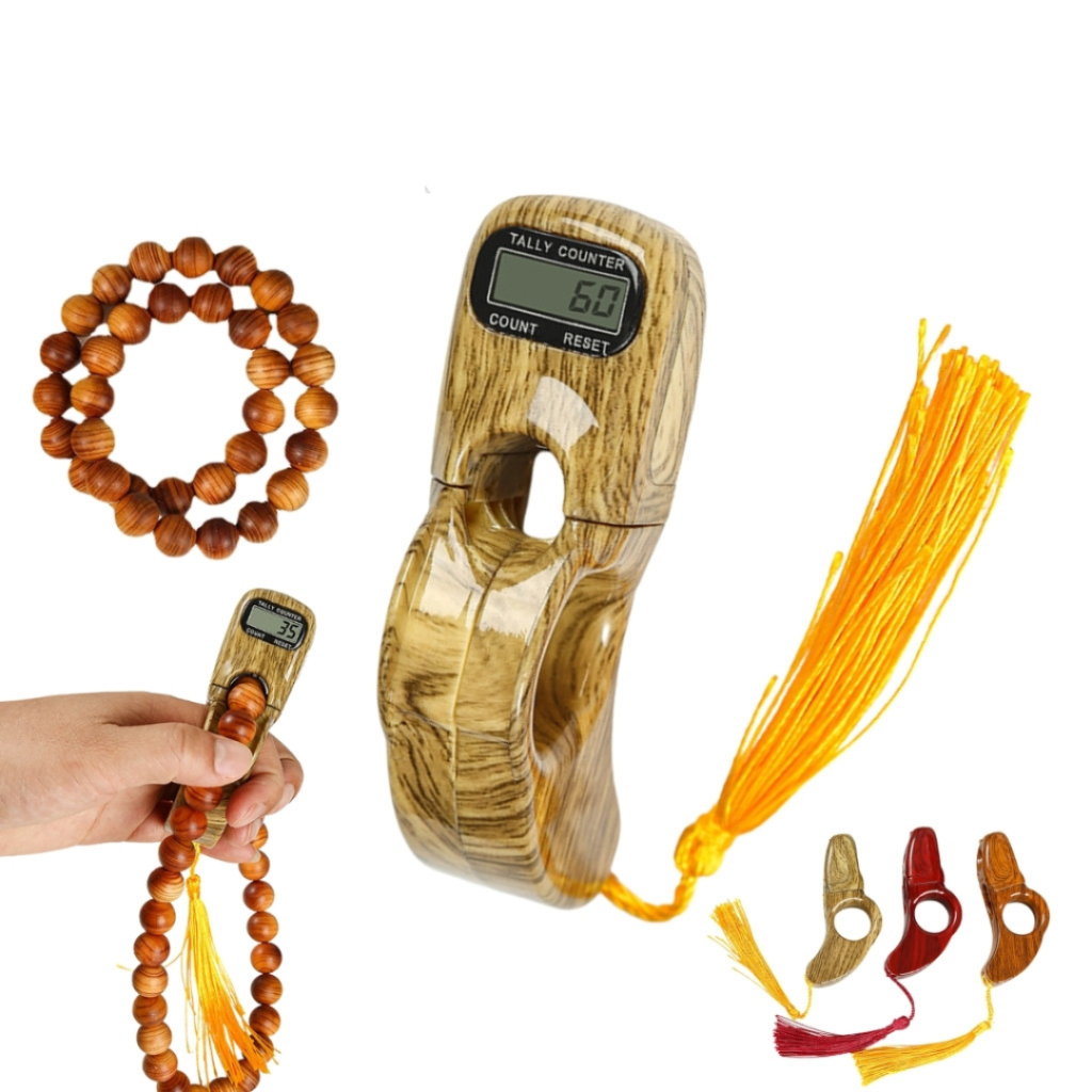 Compteur de Doigt Perle Tasbih Islamique V2 – Tasbeeh Numérique Portable