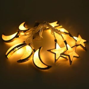 Guirlande Lumineuse Eid Lune & Étoile