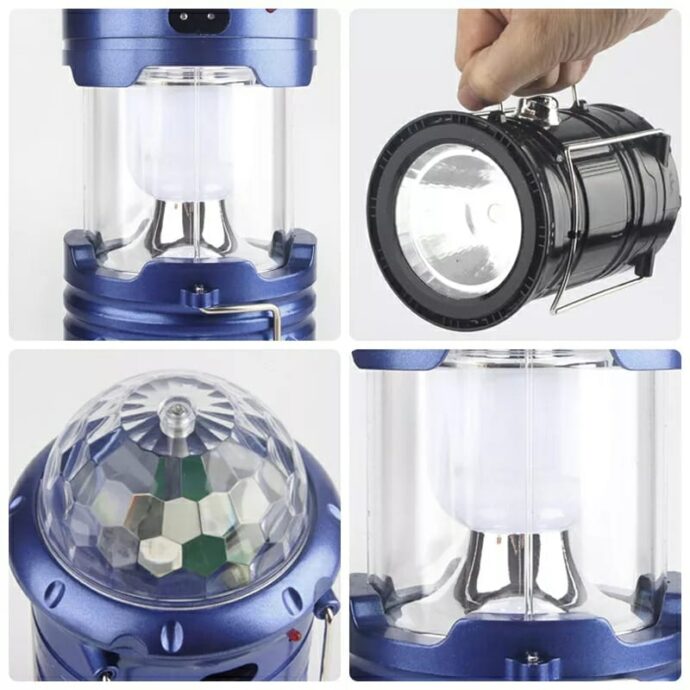 ⁦Torche de camping 3en1 multifonction rechargeable rotative⁩ - الصورة ⁦2⁩