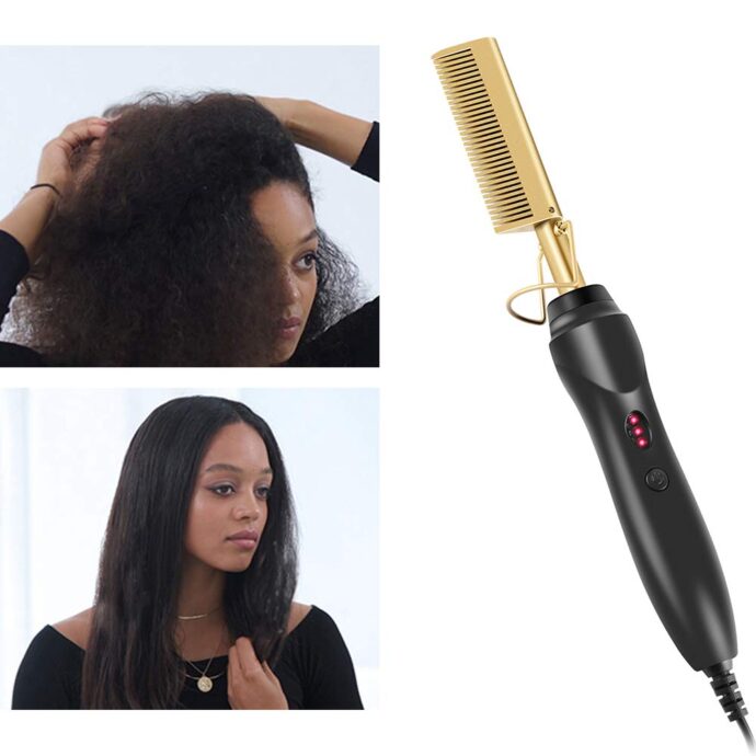 ⁦Brosse à Cheveux Électrique 2 en 1 – Séchage & Lissage⁩ - الصورة ⁦5⁩