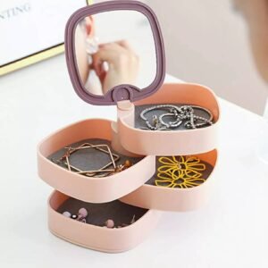 Boîte de Rangement pour Bijoux Multi-Couches