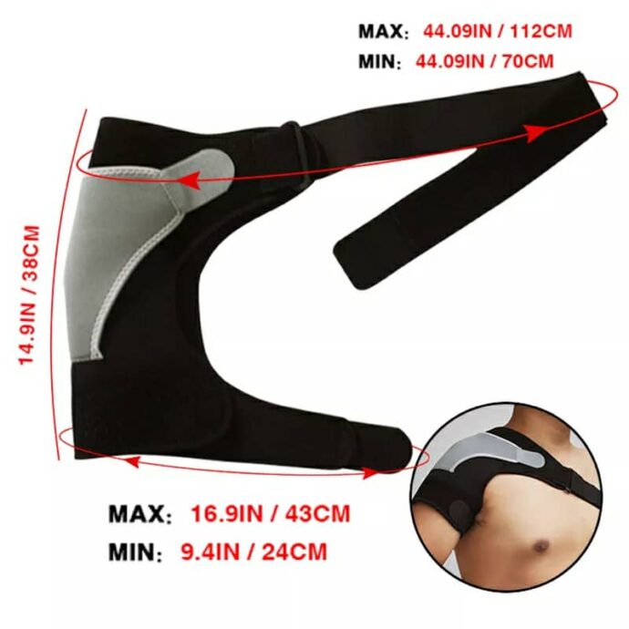 ⁦Support d'épaule Flexible et polyvalent pour gauche/droite, anti-humidité,⁩ - الصورة ⁦6⁩