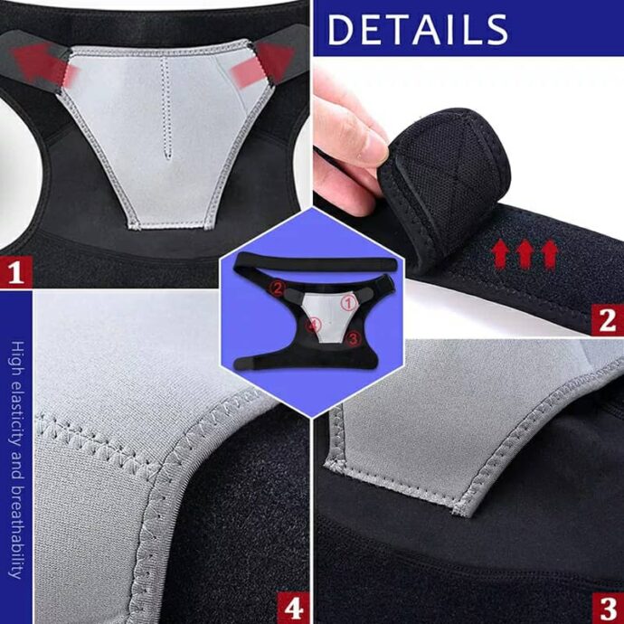 ⁦Support d'épaule Flexible et polyvalent pour gauche/droite, anti-humidité,⁩ - الصورة ⁦4⁩