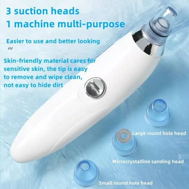 Aspirateur de Points Noirs Électrique - 3 Niveaux de Réglage
