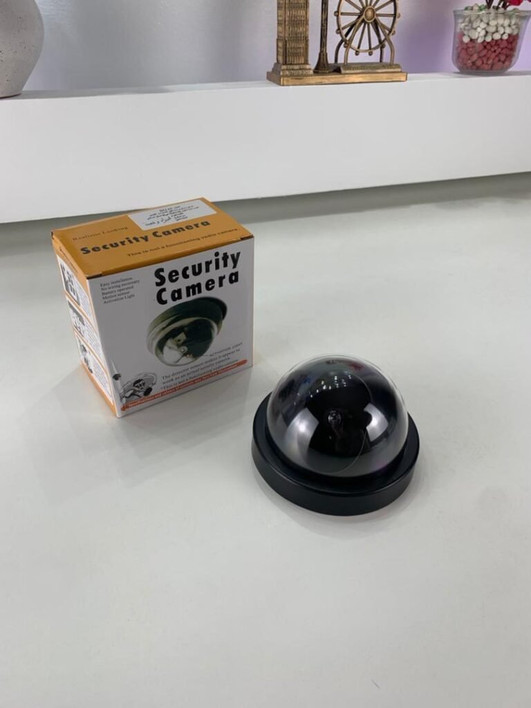 Caméra Factice de Surveillance Dôme avec LED Clignotante