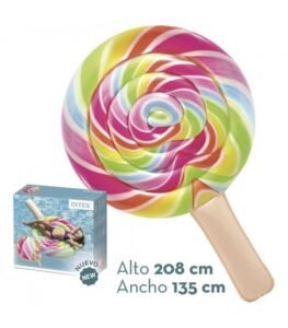 Matelas Gonflable XL Intex – Design Sucette Glacée Colorée