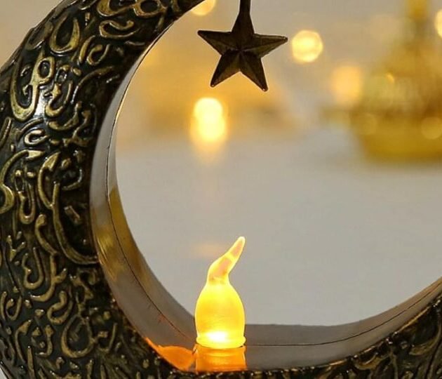 Porte-Bougie Lune & Étoile - Ambiance Spirituelle