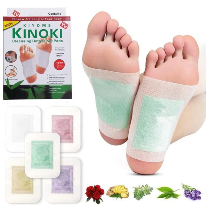 Kinoki Patch Détoxifiant Pour Le Corps - 10 Pièces - Blanc