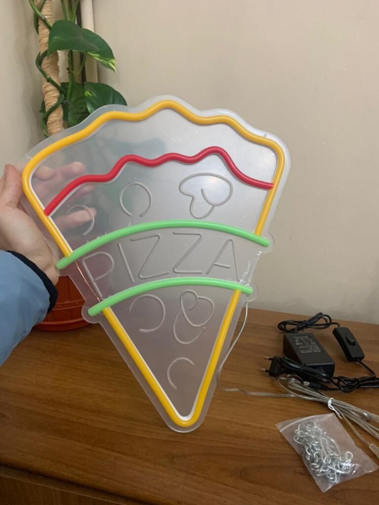 Enseigne Néon Pizza LED - Design Attrayant, 40x30cm