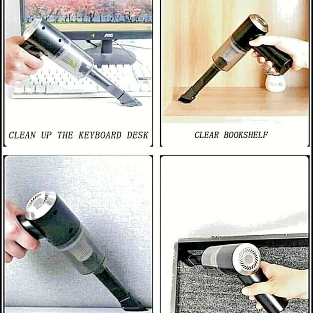 Aspirateur Portable 2 en 1 pour Voiture et Domicile 12V 120W