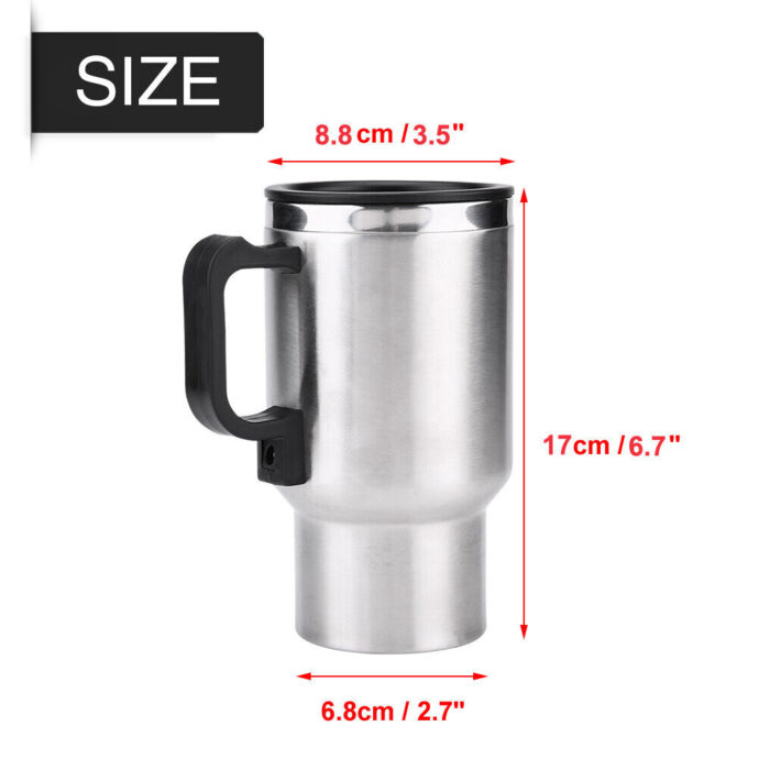 ⁦Thermos pour Voiture - 450ml, Prise Allume-Cigare⁩ - الصورة ⁦2⁩